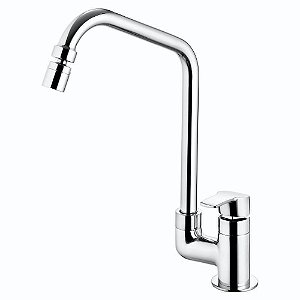 Torneira para Cozinha de Mesa Move Cromada Lorenzetti 1167 C57