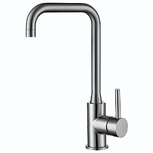 Misturador Monocomando para Cozinha de Mesa de Níquel Escovado Loft 2257 N82 Lorenzetti