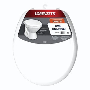 Assento Sanitário Oval Universal Duratti Branco Lorenzetti
