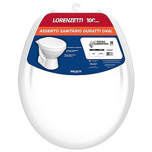Assento Sanitário Oval Universal Duratti Branco Lorenzetti