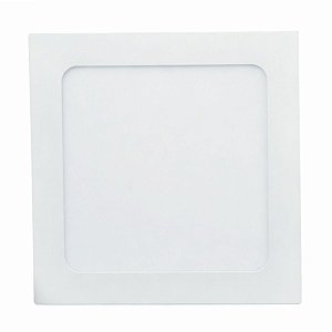 Painel Led Embutir Quadrado Branco Frio 6000K 12W Bivolt