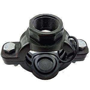 Colar de Tomada 75mm x 1/2" com Derivação Simples Roscada