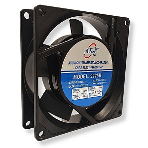 Cooler Mini Ventilador 9225B 4 Fios Bivolt Asafan A91 92mm