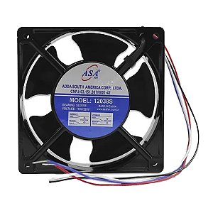 Cooler Mini Ventilador 12038S 4 Fios Bivolt