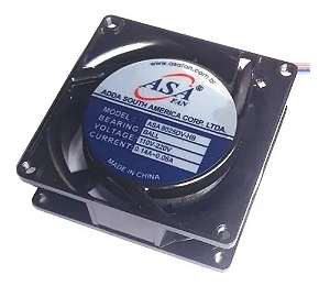 Cooler Mini Ventilador 8025DV-HB 4 Fios Bivolt