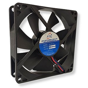 Cooler Mini Ventilador 9025B-24 3 Fios 24V AsaFan D90 92mm