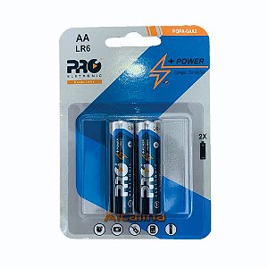 Pilha Alcalina AA LR6 Blister com 2 Pilhas