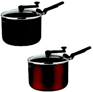 Pipoqueira Loreto em Alumínio com Revestimento em Antiaderente Starflon Max 20cm 3,5L Tramontina