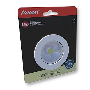 Spot Led Redondo 5W Branco Neutro 4000K Bivolt