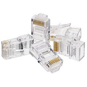 Conector Modular RJ45 Cat 5E