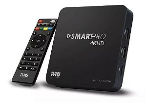 Smart Box Wifi 4K para Recepção de Conteúdo Digital Proeletronic