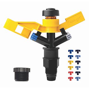 Microaspersor para Irrigação com Bucha de Redução de 1/2" e 3/4"