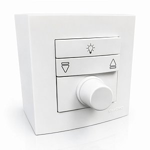 Caixa Sobrepor c/ Controle p/ Ventilador e Luz 75mm Bivolt