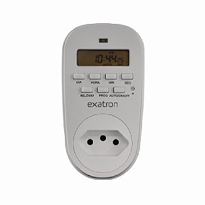 Timer Temporizador Digital com Plugue/Tomada Bivolt