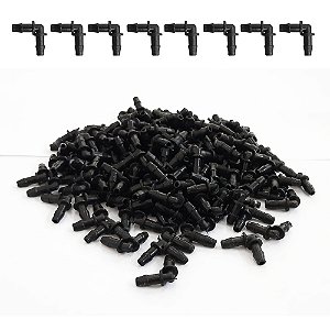 Conector Joelho / Cotovelo 90° 5,5mm x 3mm para Sistemas de Irrigação