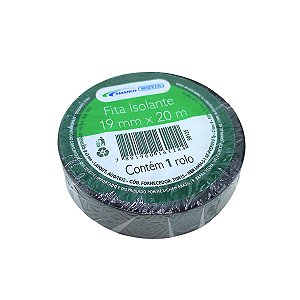 Fita Isolante Master 19mm x 20m Preta Amanco