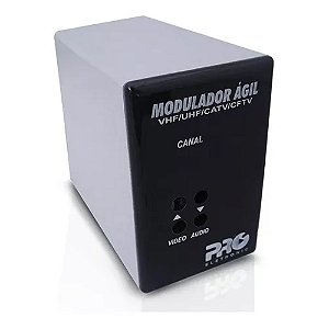 Modulador de Canal Ágil VHF UHF CATV CFTV com Sinal de Áudio/Vídeo em RF