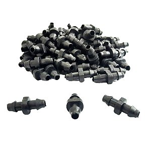 Conector Micro União / Mini Conector 4 a 5mm para Irrigação