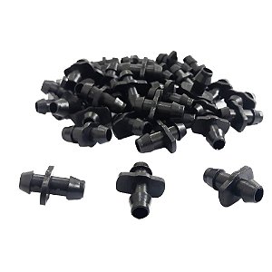 Conector Micro União com Ranhura x Ranhura para Microtubo 7 a 9,5mm para Irrigação