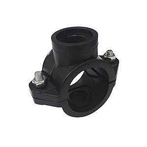Colar de Tomada para Aspersor 50mm X 3/4" com Derivação Simples Roscada C/ 2 Parafusos