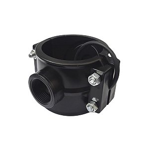Colar de Tomada para Aspersor 75mm X 1" com Derivação Simples Roscada C/ 4 Parafusos