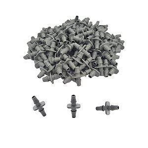 Conector 5,0mm Flecha x Flecha para Microtubos de Irrigação