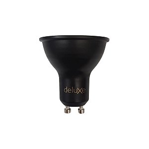 Lâmpada Dicróica Preta Led MR16 2700K 4,8W BIVOLT