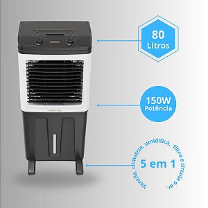 Climatizador Ar 80Litros 150W 220V Portátil PROCLIN Ventisol