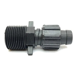Conector Inicial com Rosca 3/4 x Rosca 16mm para Irrigação