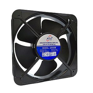 Micro Ventilador Cooler 20060B Bivolt 4 Fios AsaFan 200mm