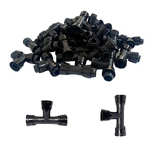 TE 16mm c/ Anel 6 Pontas p/ Irrigação e Mangueiras Implebras