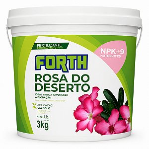 Fertilizante Via Solo para Rosa Do Deserto Crescimento de Flores 3kg