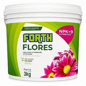 Fertilizante Adubo para Flores em Vaso e Jardins Ajuda a Floração 3kg