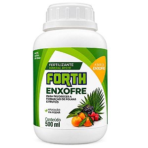 Fertilizante Enxofre Auxilia Folhas Verdes Nutrientes Frutos Concentrado 500ml