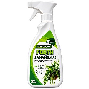 Fertilizante para Samambaias Spray Foliar Crescimento e Coloração 500ml