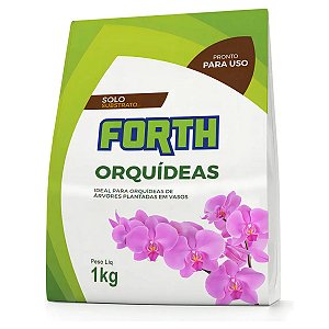 Solo Substrato Terra Especial p/ Orquídeas em Vasos Pronto Uso Forth Jardim 1kg