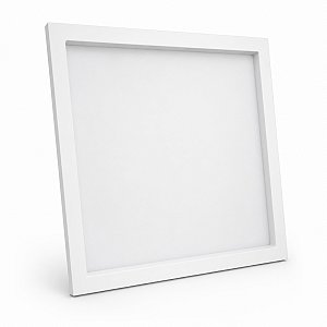Painel LED Recuado Comfort 30W Quadrado 30cm Luz Fria 6500K Bivolt para Embutir Avant