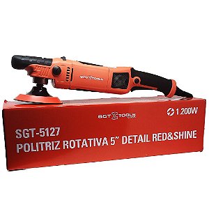 SGT5127  220V  POLITRIZ ROTATIVA 5 DETAIL RED E SHINE 1.200 WATTS SIGMA TOOLS