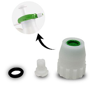 BICO PULVERIZADOR BRANCO COM HELICOIDE GUARANY