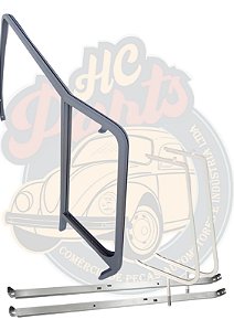 PAR CAJADO + BASE DO CAJADO + ARO DO QUEBRA-VENTO PARA KOMBI ANTIGA ATÉ 1975 (PINTURA)