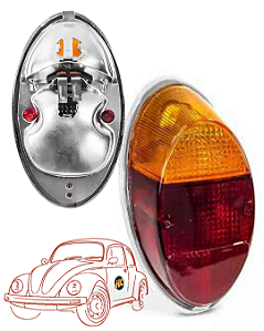 KIT LANTERNA TRASEIRA | FUSCA 59 ATÉ 70