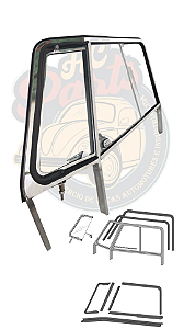 CAJADO COMPLETO MONTADO | POLIDO | KOMBI ATÉ 1975- PAR