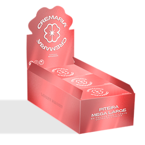 Piteira Cremaria Mega Larga METALIZADA c/20