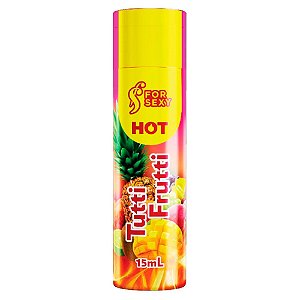 Gel Massagem Comestível Sensação Hot Tutti Frutti 15ml - For Sexy