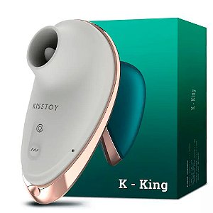 Estimulador de Clitóris com Sucção e Língua Vibratória - Kisstoy K King