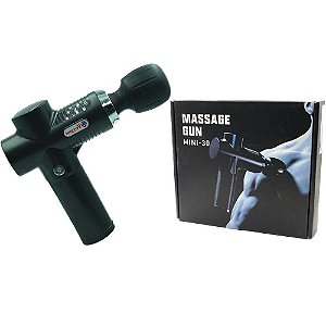 Massageador Recarregável 3 Modos De Vibração 18 X 16 Cm - Massage Gun Mini-30