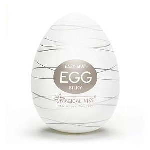 Masturbador Masculino em Formato de Ovo - Egg Silky Easy One Cap Magical Kiss