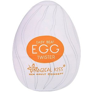 Masturbador Masculino em Formato de Ovo - Egg Twister Easy One Cap Magical Kiss