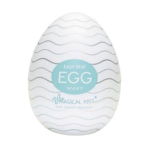 Masturbador Masculino em Formato de Ovo - Egg Wavy Easy One Cap Magical Kiss