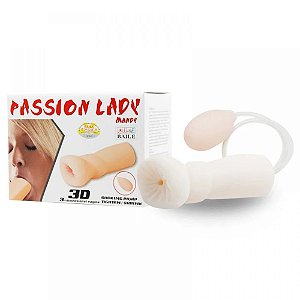 Masturbador Masculino Ânus Sucção Saliências Internas - Passion Lady Mandy